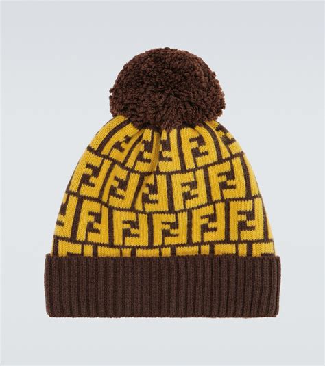 fendi beanie and scarf